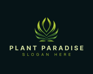 Leaf Plant Garden logo design