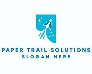 Paper Plane Travel logo design