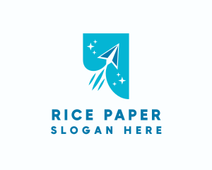 Paper Plane Travel logo design