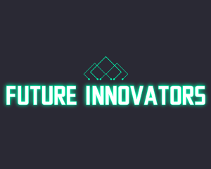 Futuristic Innovation Circuit logo design