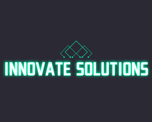 Futuristic Innovation Circuit logo