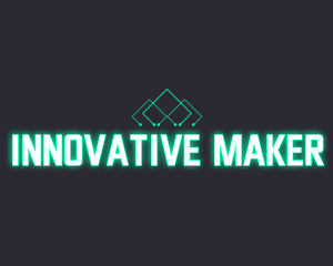 Futuristic Innovation Circuit logo design