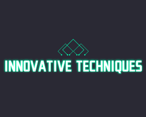 Futuristic Innovation Circuit logo design