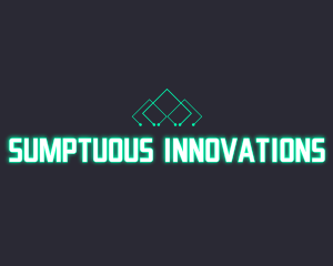 Futuristic Innovation Circuit logo design