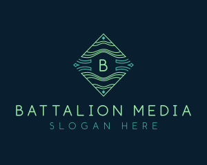 Media Wave Startup logo design