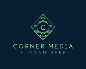 Media Wave Startup logo design