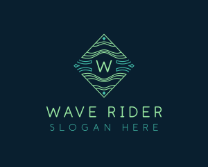 Media Wave Startup logo design