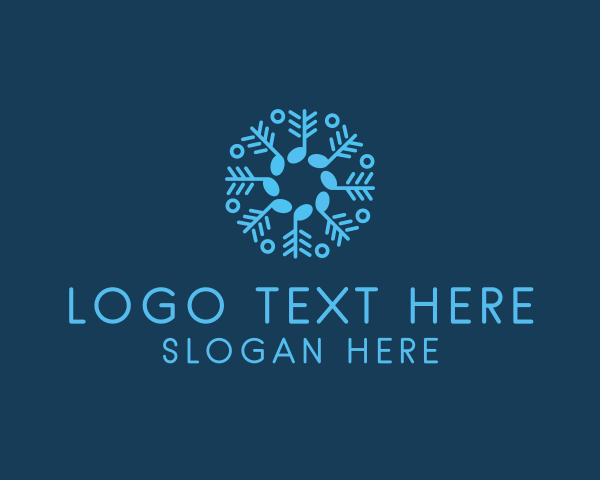 Snowflake logo example 2