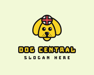 Veterinary Yellow Dog logo design