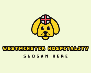 Veterinary Yellow Dog logo design