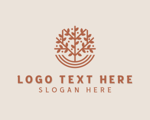 Botanical Planting Eco logo