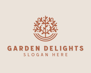 Botanical Planting Eco logo design