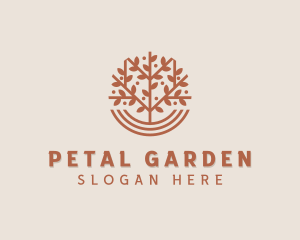 Botanical Planting Eco logo design