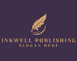 Feather Writer Publishing logo design