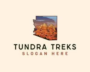 Arizona Sedona Red Rocks logo design