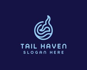 Dolphin Tail Badge logo