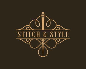 Tailor Needle Dressmaker logo design