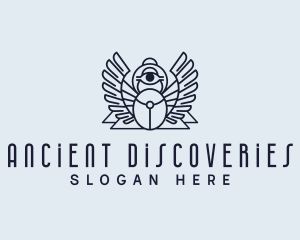 Mystical Ancient Egyptian logo design