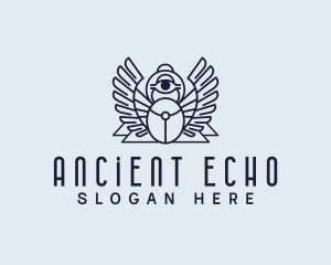 Mystical Ancient Egyptian logo design