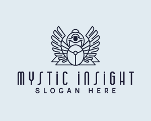 Mystical Ancient Egyptian logo design