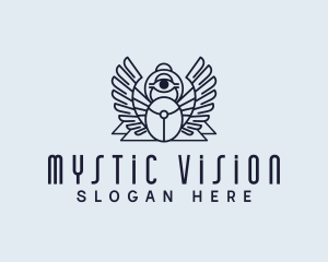 Mystical Ancient Egyptian logo design