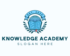 Book Knowledge Education logo design