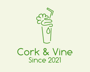 Green Minimalist Cooler logo design