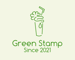 Green Minimalist Cooler logo design