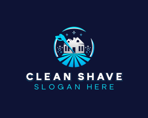 Cleaning Power Wash logo design