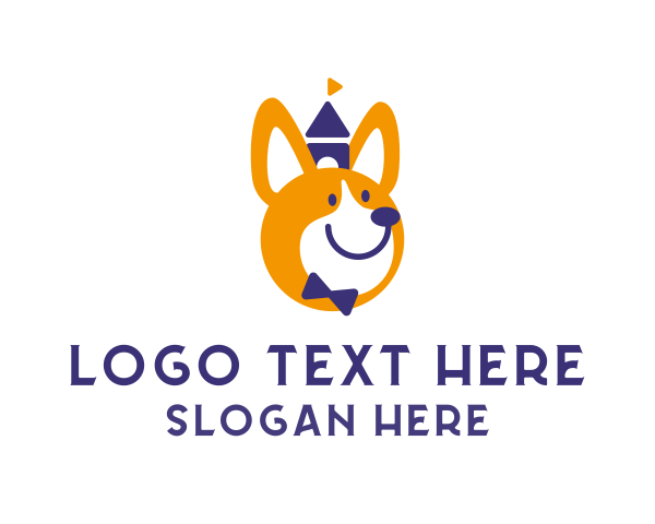 Castle Dog Corgi logo