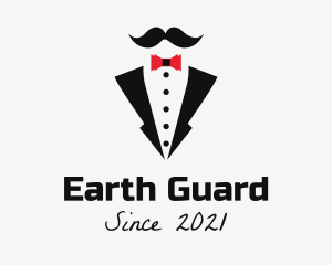 Bow Tie Tuxedo Mustache logo