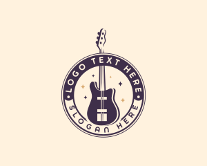 Guitar Concert Musician Logo
