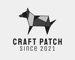 Pet Dog Origami logo design