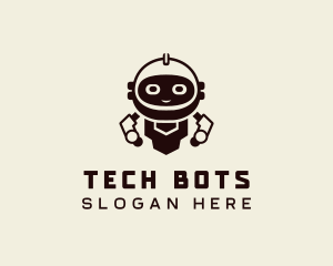 Kids Toy Robot  logo design