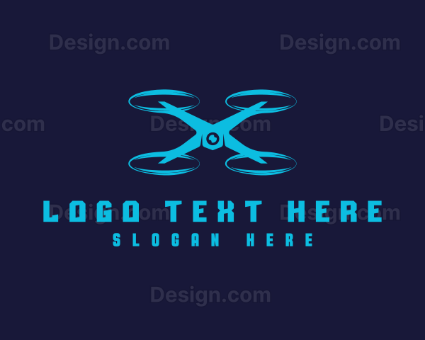 Photography Media Drone Logo