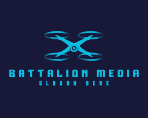 Photography Media Drone logo design