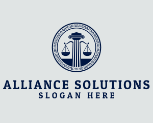 Lawyer Legal Justice logo design