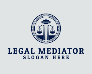 Lawyer Legal Justice logo design