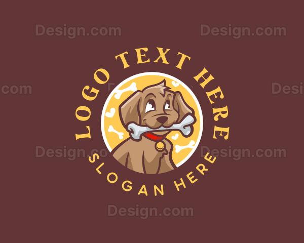 Dog Bone Puppy Logo