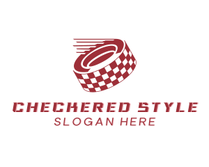 Checkered Racing Tire logo