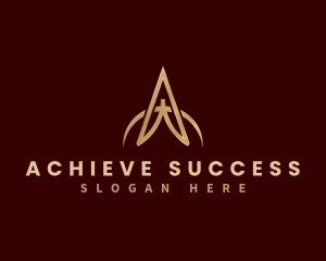 Luxury Arch Letter A logo design