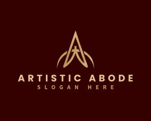 Luxury Arch Letter A logo