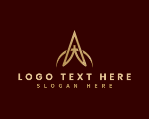 Luxury Arch Letter A logo