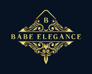 Vintage Elegant Ornament logo design