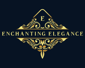 Vintage Elegant Ornament logo design