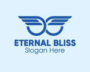 Blue Angel Wings logo