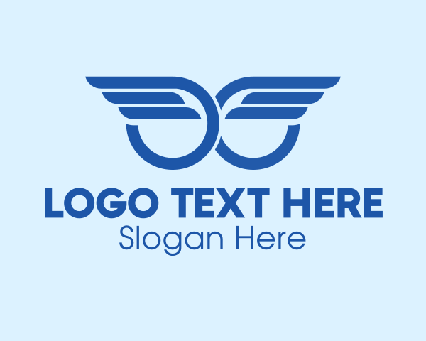 Wings logo example 3