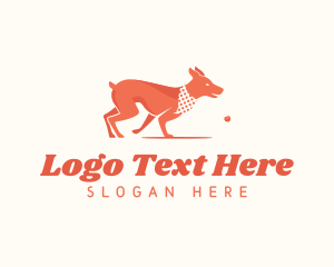 Playful Dog Pet Fetch logo