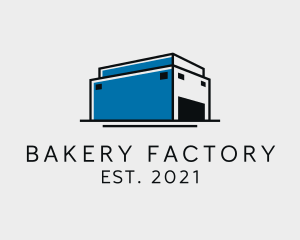 Factory Warehouse Storage logo design