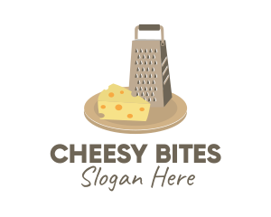 Kitchen Cheese Board Grater  logo design